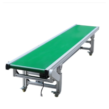 Assembly Line Industrial Transfer Green PVC Belt Conveyor